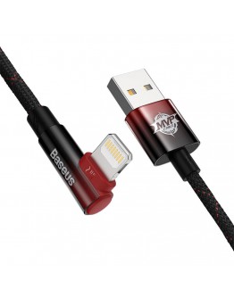 Кабел за данни Baseus MVP 2 Elbow, Lightning, 1.0m, Черен - 40461