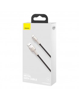 Кабел за данни Baseus Cafule, Lightning, 1.0m, Черен - 40473