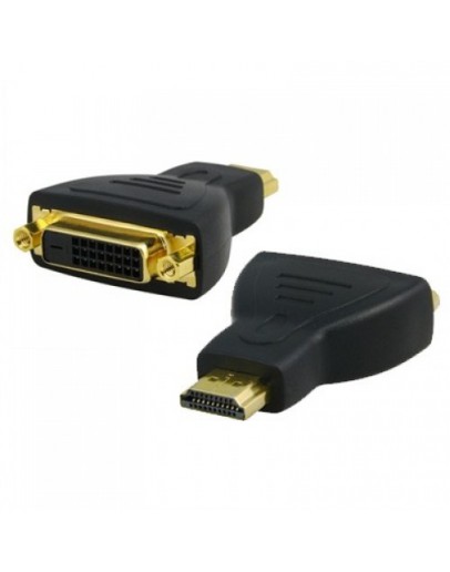 Преходник No brand, DVI F - HDMI, Черен - 17101