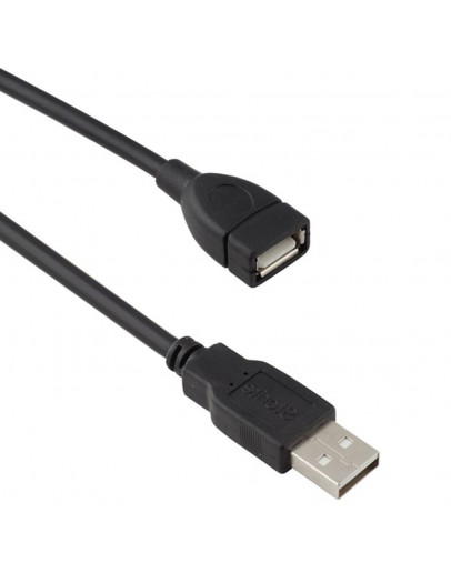 Кабел DeTech USB F - USB M удължител, 5m, HQ - 18031