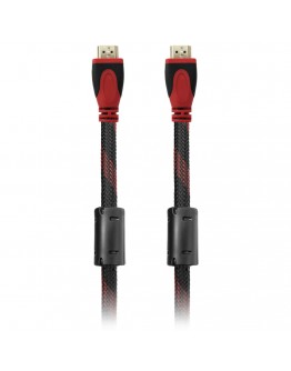 Кабел DeTech HDMI - HDMI M/М, 10m, С оплетка и ферит - 18048
