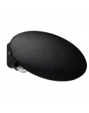 Фасадна лампа аплик DeTech , 6*1W, 4000K, IP44, Овал, Черен - 77032