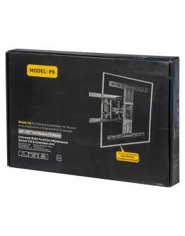 Стойка за телевизор No brand, За стена, С подвижно рамо, До 75