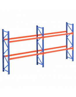 Рамка за палетен стелаж No brand, 3000x800mm, 1.5mm, Син - 10007