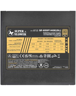 Super Flower Leadex III Gold 850W ATX 3.1, 80