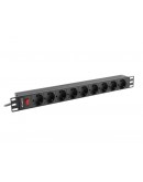 Lanberg power distribution unit (PDU) 19 1U 16A 9x