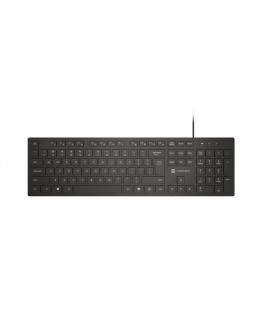 Natec Keyboard Herring Glow US, Black, Slim