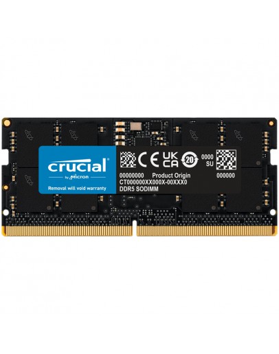 Crucial 32GB DDR5-5600 SODIMM CL46 (16Gbit)