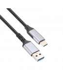 VCom Кабел USB 3.2 Gen2 Type-C / USB AM, 10Gbps, Black - CU401M-1m