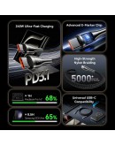 Vention кабел Cable - USB2.0 Type-C to Type-C - 5A Fast Charging, 240W, PD3.1, 1.2m -  CTYBAV