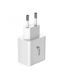 Genius бързо зарядно Fast Charger PD-20AC - 20W, USB-A, USB-C, PD3.0, QC3.0, White