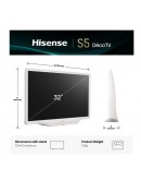 Hisense 32 S5Q, Full HD 1920x1080, QLED, 220 nits,
