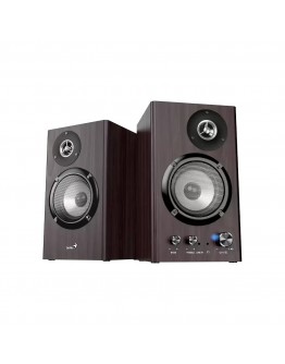 Genius тонколони Speakers 2.0 - SP-HF1812BT - 50W RMS, Bluetooth 5.3, Dark Brown