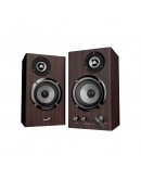 Genius тонколони Speakers 2.0 - SP-HF1812BT - 50W RMS, Bluetooth 5.3, Dark Brown