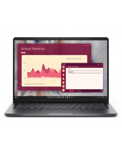 Лаптоп Dell Pro 14 PC14250, Intel Ultra 7 265U vPro (12 T