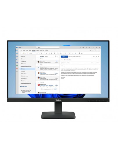 Монитор Lenovo ThinkVision S24-4e 23.8 IPS WLED, 1920x1080