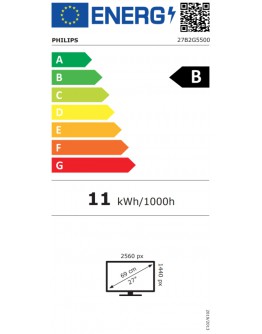 Монитор Philips 27B2G5500, 27 IPS WLED, 2560x1440@100Hz, 4