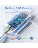 Vention Кабел USB 2.0 A Male to C Male 1.0M Black 6A Fast Charge - CTOBF