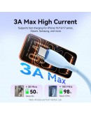 Vention Кабел USB 2.0 A Male to C Male 3A 0.25M Black - CTWBC