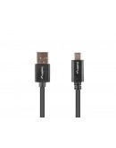 Lanberg USB-C(M) -> USB-A(M) 2.0 cable 1m QC, blac