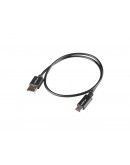 Lanberg USB-C(M) -> USB-A(M) 2.0 cable 1m QC, blac