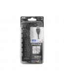 USB хъб No Brand, USB 2.0, 7 Порта, Черен - 12054