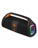 Тонколона Kisonli K12, Bluetooth, USB, SD, AUX, RGB, Черен - 22294