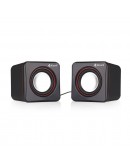 Тонколони Kisonli V400, 3W*2, USB, Черни - 22043