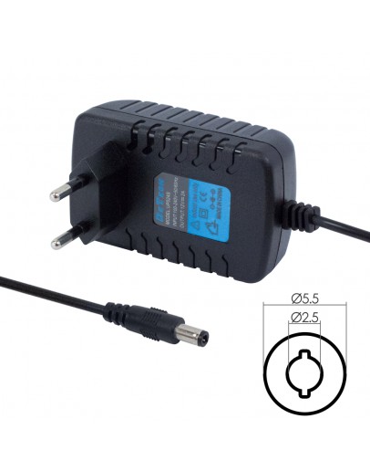 Адаптер DeTech 9V/ 2.0A 5.5*2.5 - 219