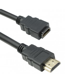 Кабел DeTech HDMI M - HDMI F, 1.5m, Удължител - 18138