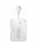 Удължител No brand, 2 гнезда, 250V, 10A, 2 x USB F, 2 x USB-C, С ключ, Бял - 17963