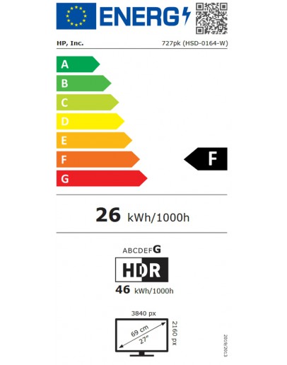 Монитор HP Series 7 Pro 27 4K Thunderbolt 4 Monitor - 727p