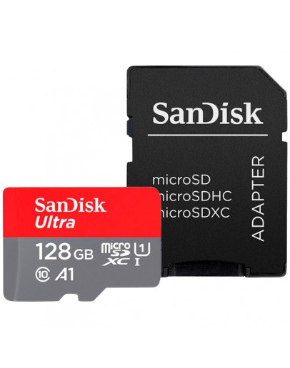 SANDISK Ultra microSDXC 128GB + SD Adapter