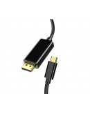 VCom кабел Cable Type-C to DisplayPort - Black - CU422C-1.8m