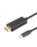 VCom кабел Cable Type-C to DisplayPort - Black - CU422C-1.8m
