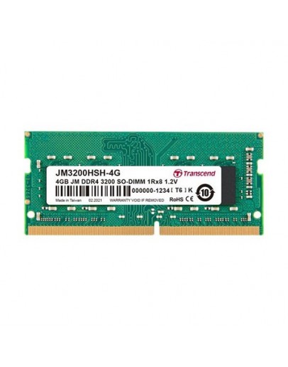 Transcend 4GB JM DDR4 3200 SO-DIMM 1Rx8 512Mx8 CL2