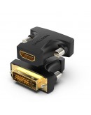 Vention Адаптер Adapter DVI M / HDMI F Gold plated - AILB0