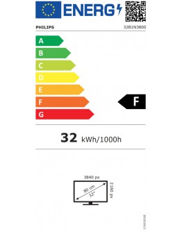Монитор Philips 32B1N3800, 31.5 VA WLED, 3840x2160@60Hz, 4