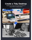 Orico зарядна станция за мобилни устройства Charger Station 220V - 10 x USB 120W white - DUK-10P-EU-WH