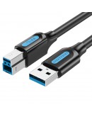 Vention Кабел USB 3.0 AM / BM - 0.5M Black - COOBD
