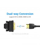 Vention Адаптер Adapter DVI M / HDMI F Gold plated - ECDB0