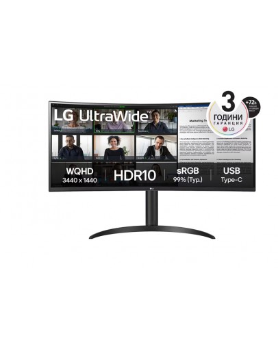 Монитор LG 34WR55QK-B 34