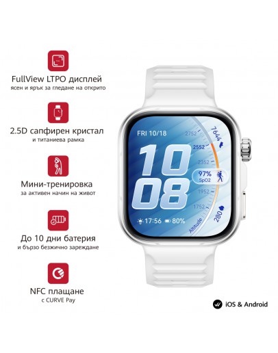 Huawei Watch Fit 5 Pro Niki-B29FS White