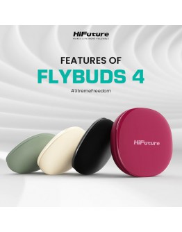 HiFuture FlyBuds 4 ANC Hot Pink