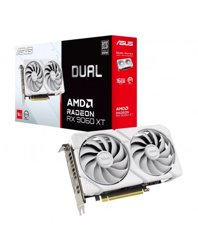 Asus Dual RX 9060XT 16GB GDDR6 White