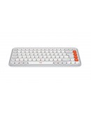Logitech Pop Icon Keys - White - US INT'L - BT - N