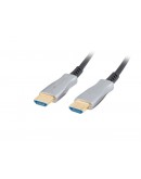Lanberg HDMI M/M v2.0 cable 10m optical black aoc