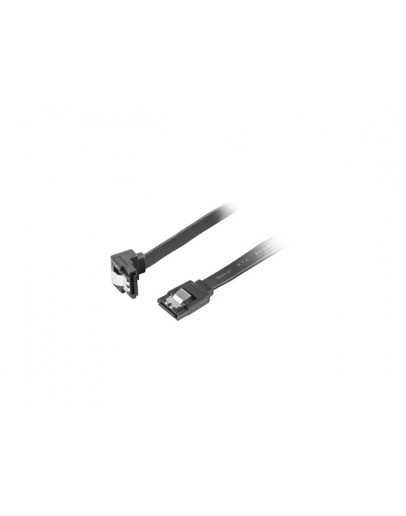 Lanberg SATA DATA III (6GB/S) F/F cable 50cm metal clips angled