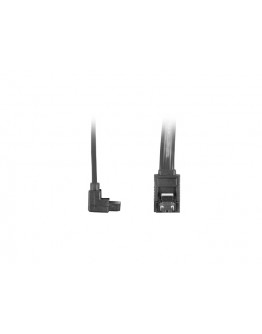 Lanberg SATA DATA III (6GB/S) F/F cable 50cm metal clips angled