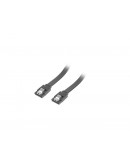 Lanberg SATA DATA III (6GB/S) F/F cable 30cm metal clips